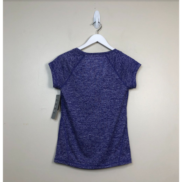 Ideology Women's Short-Sleeve V-Neck T-Shirts Top in Bright Purple XS, $13 NWT - Picture 3 of 3